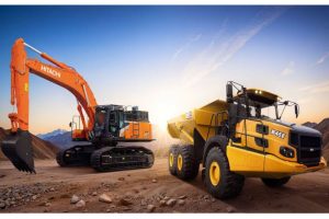 Ditanami Sejumlah Peralatan Canggih, Hal ini Kombinasi ZX490LC-7G kemudian Bell B45E dari Hexindo