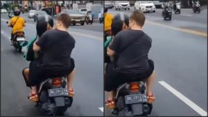 Viral Aksi Bule Mesum di dalam Atas Ojol, dapat Berujung Kantor Polisi?