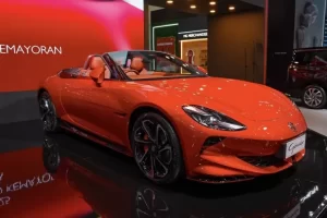 MG Cyberster, Roadster EV Futuristis Kembali Tampilan Memukau dalam IIMS 2025