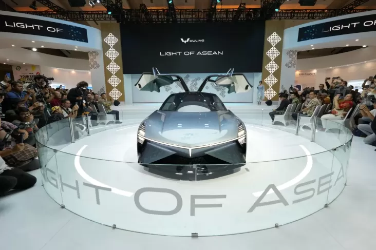 Wuling Light of ASEAN Hadir pada IIMS 2025, Mobil Maju Tanpa Gravitasi