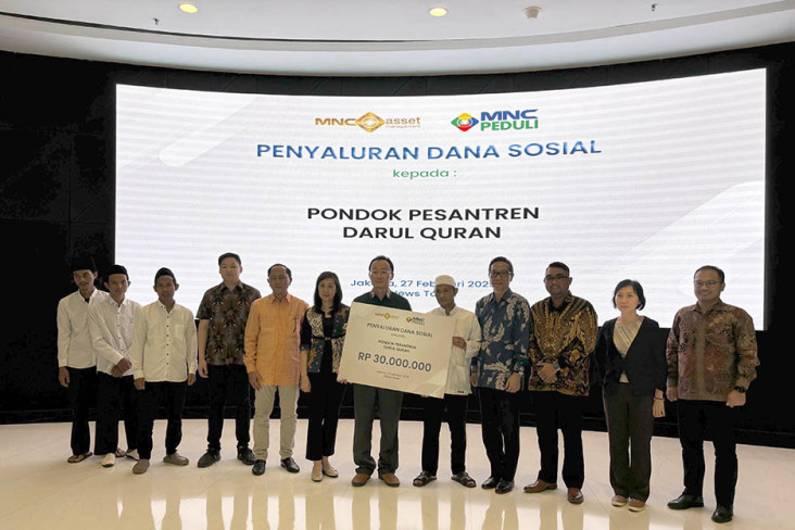 MNC Asset Management Salurkan Dana Sosial ke 3 Lembaga Zakat serta juga Pesantren