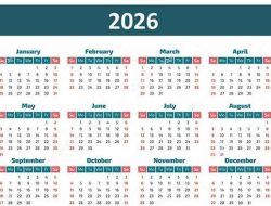 Kalender 2026: Tanggal Merah, Cuti Bersama, dan Libur Nasional Resmi