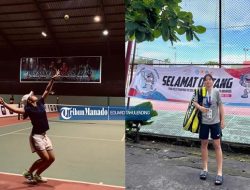 Zefanya Poulina Gerungan, Atlet Tenis Lapangan Sangihe, Masuk Semifinal Porprov Sulut 2025