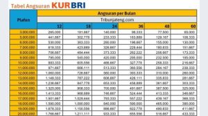 Tabel Angsuran KUR BRI November 2025: Pinjaman Rp3 Juta hingga Rp500 Juta, 2 Cara Mudah Ajukan