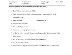 Persiapan Ujian! 50 Soal PG TAM Al-Qur’an Hadis PPG Daljab Kemenag + Pembahasan