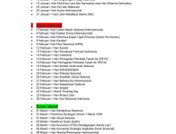 Hari Apa yang Diperingati 23 Februari 2026? Ini Daftar Hari Besar Nasional dan Internasional