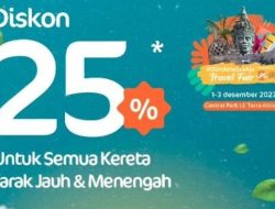 Cara Dapat Tiket Promo 25% Kereta Api Tahun 2025, Bisa Pesan Mulai Hari Ini