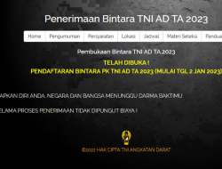 Pendaftaran Bintara TNI AD 2026 Dibuka, Ini Persyaratan dan Gaji yang Ditawarkan