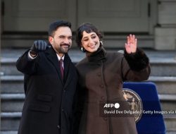Lihat gaya Rama Duwaji, istri Zohran Mamdani di pelantikan walikota New York