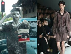 Profil manusia silver jadi model catwalk, pendapatan melonjak drastis!