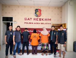 Satreskrim Polres Bangka Selatan Bongkar Dua Rumah Kolektor Timah di Airgegas