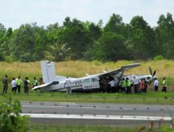 Sinyal internet tiba-tiba lemah saat pesawat Indonesia Air Transport jatuh
