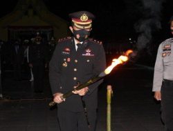 AKP Benyamin Natonis Menangis, Kapolres TTS Pimpin Penghormatan kepada Jasadnya