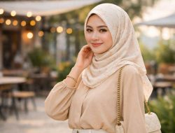 Tips Mengenakan Hijab Motif untuk Buka Bersama