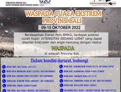 Awal Tahun, Cuaca Ekstrem Picu Bencana, Pemprov Bali Susun Renja OPD untuk Resiliensi Bencana