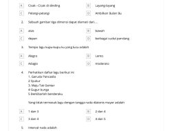 Latihan Soal SBdP Kelas 6 SD TKA 2026 dengan Pembahasan Lengkap