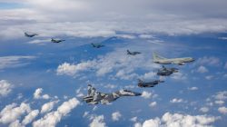 Pesawat Prabowo Ditemani Pesawat Tempur TNI AU ke Magelang